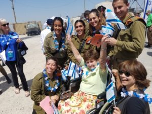 Survivor with IDF Soldiers